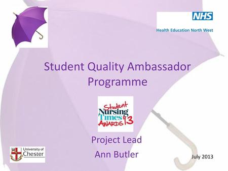 Student Quality Ambassador Programme