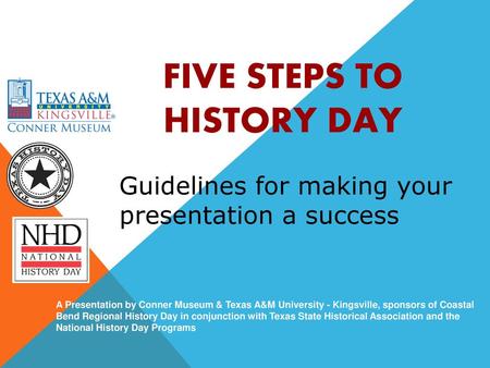 Five steps to History day