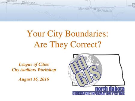 Your City Boundaries: Are They Correct?
