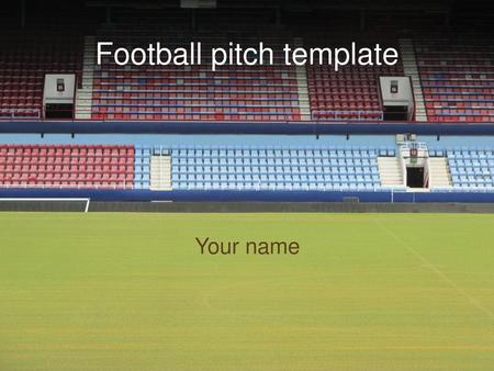 Football pitch template