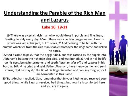 Understanding the Parable of the Rich Man and Lazarus