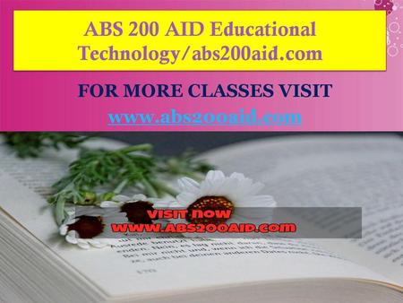 ABS 200 AID Educational Technology/abs200aid.com