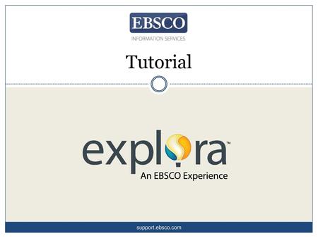 Tutorial support.ebsco.com.