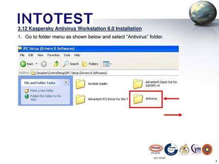 3.12 Kaspersky Antivirus Workstation 6.0 Installation