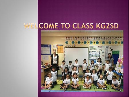 Welcome to Class KG2SD.