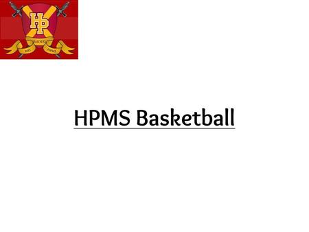 HPMS Basketball.