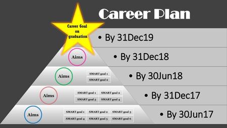 Career Plan By 31Dec19 By 31Dec18 By 30Jun18 By 31Dec17 By 30Jun17