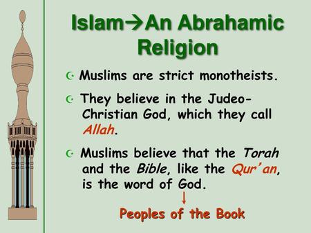 IslamAn Abrahamic Religion