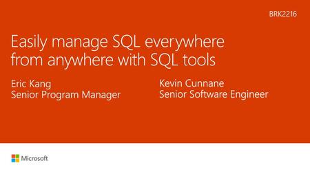 Easily manage SQL everywhere from anywhere with SQL tools