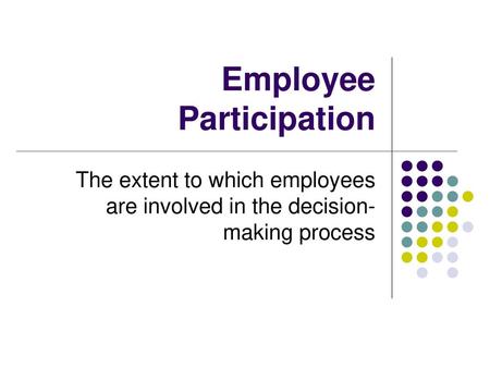 Employee Participation