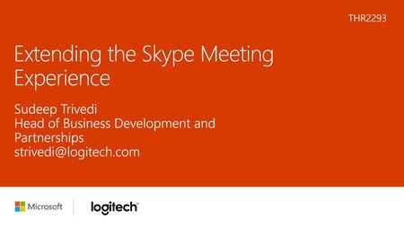 Extending the Skype Meeting Experience