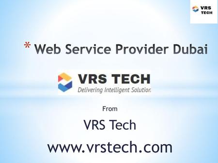 Web Service Provider Dubai