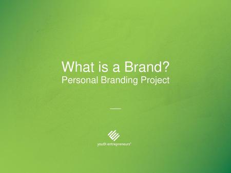 Personal Branding Project