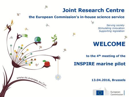 WELCOME to the 4th meeting of the INSPIRE marine pilot