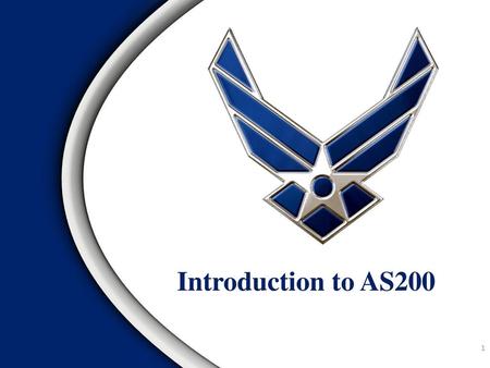 Introduction to AS200.