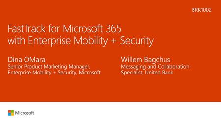 FastTrack for Microsoft 365 with Enterprise Mobility + Security
