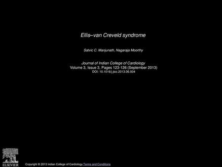 Ellis–van Creveld syndrome