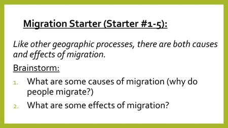 Migration Starter (Starter #1-5):