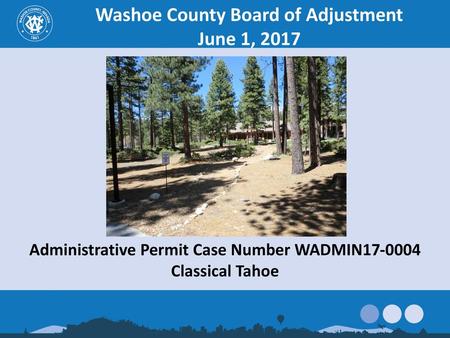 Washoe County Board of Adjustment June 1, 2017