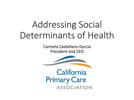 Addressing Social Determinants of Health
