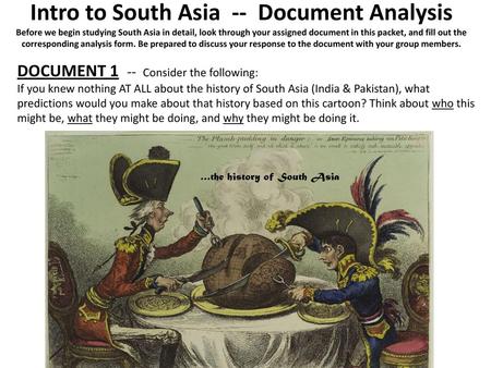 …the history of South Asia