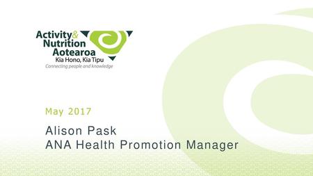 ANA Health Promotion Manager