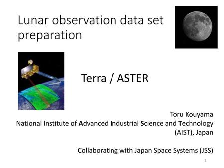 Lunar observation data set preparation