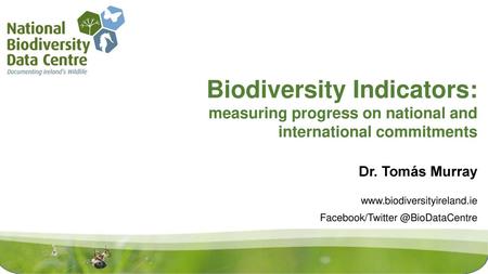 Biodiversity Indicators: