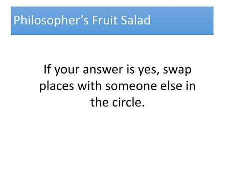 Philosopher’s Fruit Salad