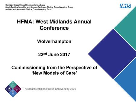 HFMA: West Midlands Annual Conference