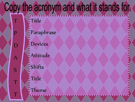 Copy the acronym and what it stands for.
