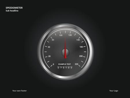 SPEEDOMETER Sub headline Your own footer Your Logo