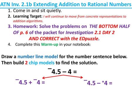 ATN Inv. 2.1b Extending Addition to Rational Numbers
