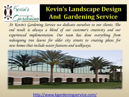 Kevin's Landscape Design
