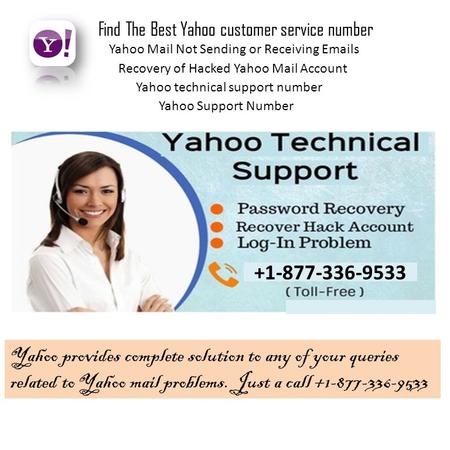 Find The Best Yahoo customer service number  1877-503-0107