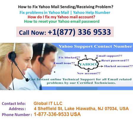 How to Fix Yahoo Mail Sending/Receiving Problem 1877-503-0107