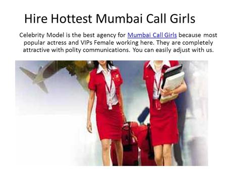 Hire Popular Airhosttest Escorts Service in Mumbai
