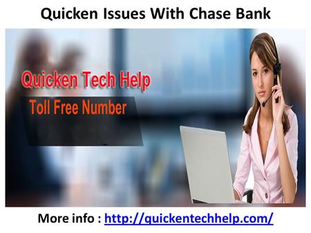 Quicken Issues With Chase Bank 