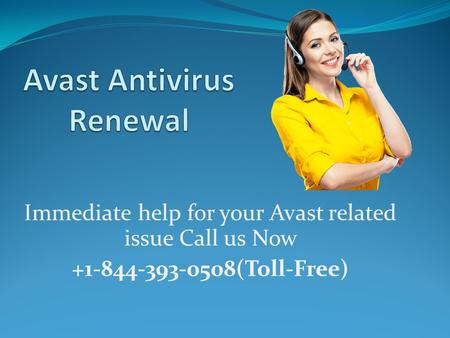 Immediate help for your Avast related issue Call us Now (Toll-Free)