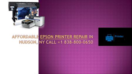 Affordable Epson Printer Repair in Hudson, NY Call +1 838-800-0650