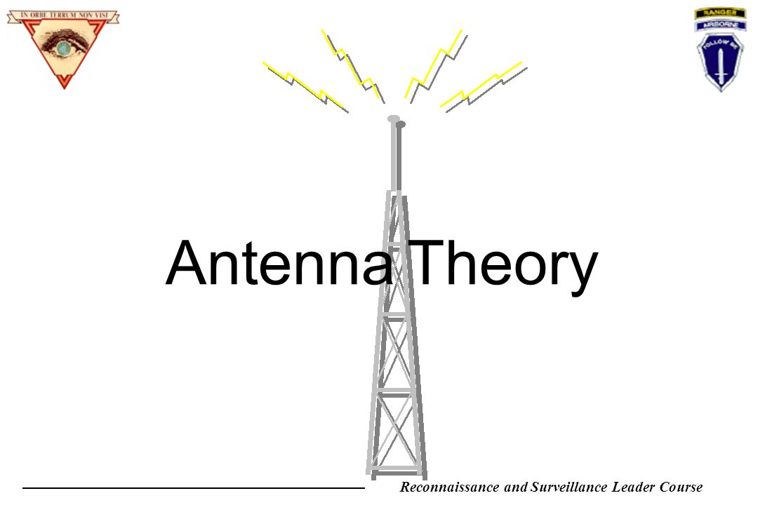 Reconnaissance And Surveillance Leader Course Antenna Theory Ppt Download