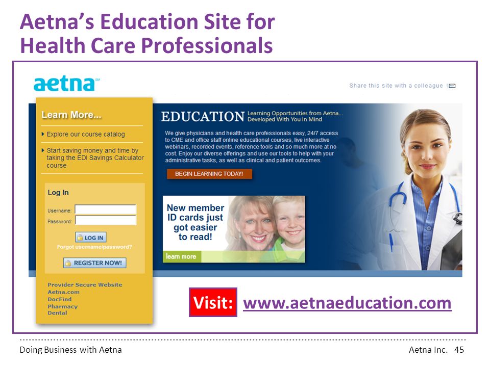 Doing Business With Aetna Ppt Download