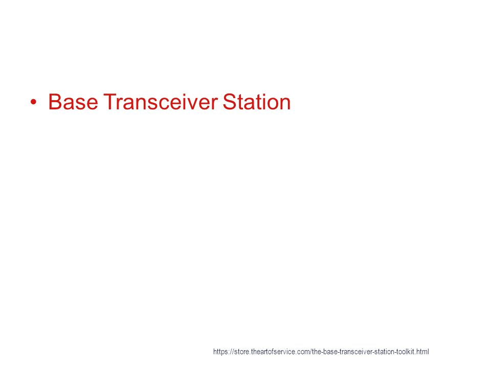 Base Transceiver Station - ppt download