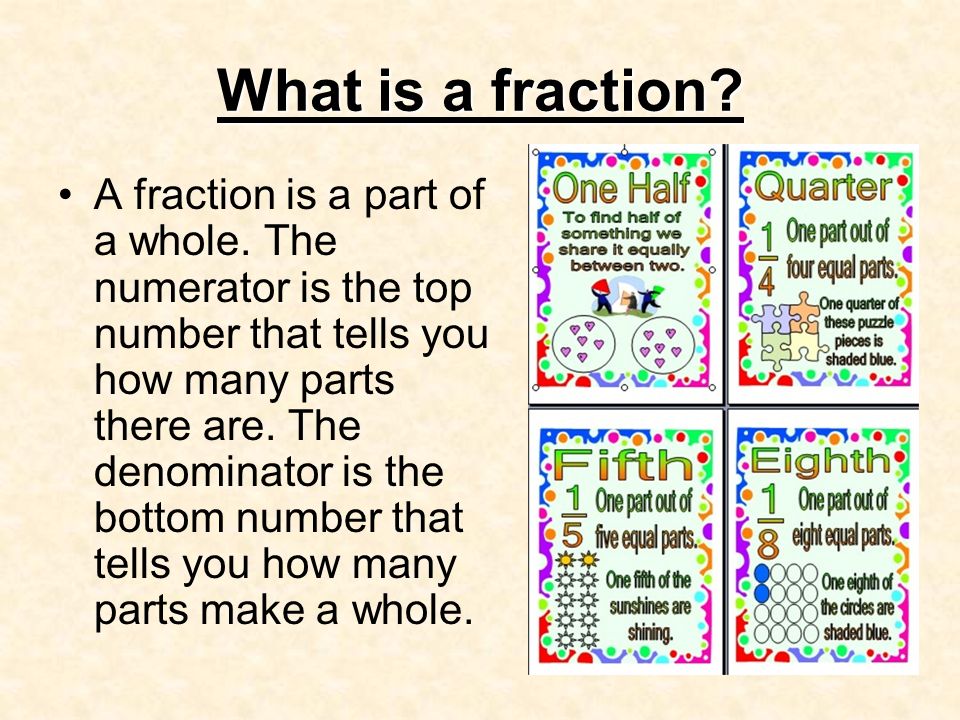 So, What's A Fraction?