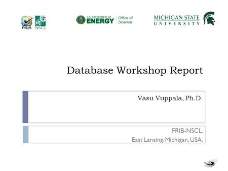 Database Workshop Report