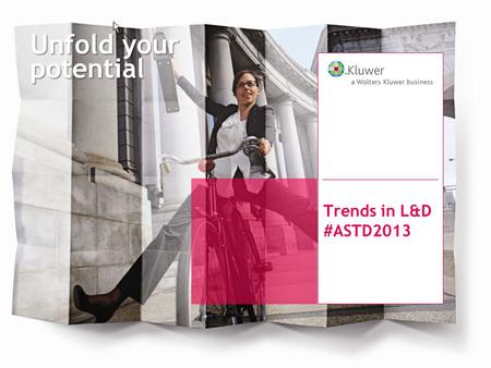 Unfold your potential Trends in L&D #ASTD2013. Content, Community & Global Perspective Het ASTD-congres.