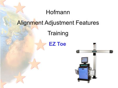 Hofmann Alignment Adjustment Features Training EZ Toe.