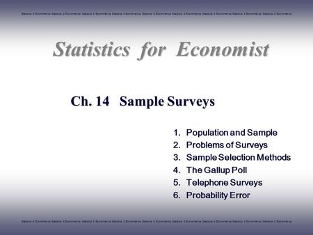 Statistics & Econometrics Statistics & Econometrics Statistics & Econometrics Statistics & Econometrics Statistics & Econometrics Statistics & Econometrics.