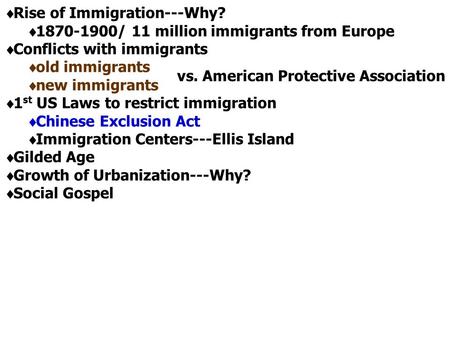 Rise of Immigration---Why?