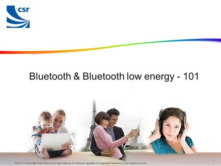 Bluetooth & Bluetooth low energy - 101
